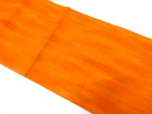 手織り真綿紬　織柄　名古屋帯